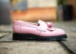 Solovair Allık Pembe çok Parlak Püsküllü Mokasen Kadınlar F4d4402 - Image 6