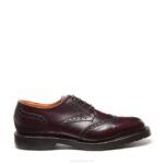 Solovair Bordo 4 Gözlü Gibson Brogue Ayakkabı Erkekler F4d4171