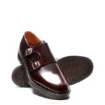 Solovair Bordo çift Tokalı çift Tokalı Keşiş Ayakkabısı Erkekler F4d4216 - Image 3