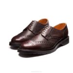 Solovair Bordo Gözleme 5 Gözlü Gibson Brogue Ayakkabı Erkekler F4d4173 - Image 4