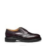 Solovair Bordo Horween 5 Gözlü Gibson Brogue Ayakkabı Erkekler F4d4166