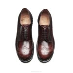 Solovair Bordo Oval çelik Burunlu Amerikan Aksanlı Ayakkabı Kadınlar F4d4359 - Image 5