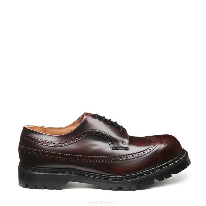 Solovair Bordo Oval çelik Burunlu Amerikan Aksanlı Ayakkabı Kadınlar F4d4359 - Image 1