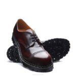 Solovair Bordo Oval çelik Burunlu Gibson Ayakkabı Erkekler F4d4192 - Image 3