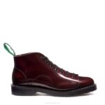 Solovair Bordo Silinebilir Maymun çizmesi Kadınlar F4d4343