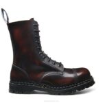 Solovair Bordo Silme 10 Gazlı çelik Burunlu Derby Botu Kadınlar F4d4325 - Image 2