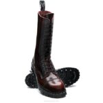 Solovair Bordo Silme 14 Gazlı çelik Burunlu Derbi Bot Kadınlar F4d4332 - Image 3