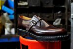 Solovair Bordo Tek Tokalı Tek Tokalı Keşiş Ayakkabısı Erkekler F4d4217 - Image 6