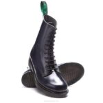 Solovair Lacivert Hi-shine 11 Gözlü Derbi çizme Erkekler F4d4125 - Image 3