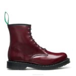 Solovair Merlot Vegan Hi-shine 8 Gözlü Derby Erkekler F4d4100