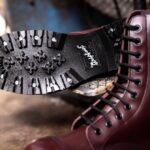 Solovair Oxblood Hi-shine 10 Gözlü çelik Burunlu Derby Botu Kadınlar F4d4324 - Image 6