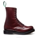 Solovair Oxblood Hi-shine 11 Gözlü Derbi çizme Kadınlar F4d4329 - Image 2