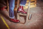 Solovair Oxblood Hi-shine 11 Gözlü Derbi çizme Kadınlar F4d4329 - Image 7