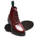 Solovair Oxblood Hi-shine 6 Gözlü Astronot Botu Erkekler F4d49 - Image 3