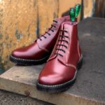 Solovair Oxblood Hi-shine 6 Gözlü Astronot Botu Erkekler F4d49 - Image 5