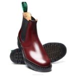 Solovair Oxblood Hi-shine Bayi Botu Kadınlar F4d4262 - Image 3