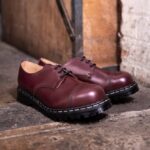 Solovair Oxblood Hi-shine çelik Burunlu Gibson Ayakkabı Erkek F4d4191 - Image 7