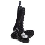 Solovair Siyah Hi-shine 14 Gazlı çelik Burunlu Derby Botu Erkekler F4d474 - Image 3