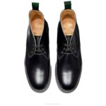 Solovair Siyah Hi-shine 3 Gözlü Chukka çizme Erkekler F4d434 - Image 4