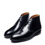Solovair Siyah Hi-shine 3 Gözlü Chukka çizme Erkekler F4d438 - Image 5