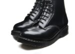 Solovair Siyah Vegan Hi-shine 8 Gözlü Derby çizme Kadınlar F4d4290 - Image 4