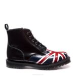 Solovair Union Jack 6 Gözlü Derby Botu Erkekler F4d485