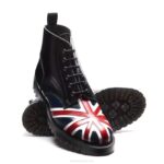 Solovair Union Jack 6 Gözlü Derby Botu Erkekler F4d485 - Image 3