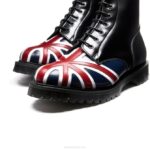 Solovair Union Jack 6 Gözlü Derby Botu Erkekler F4d485 - Image 4